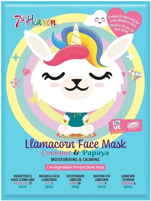 7TH HEAVEN Maschera in fogli Llamacorn