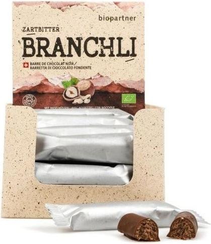 BIO PARTNER Branchli cioccolato fondente 22g