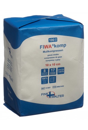 FIWA komp compresse di garza 10x10cm 100 pezzi