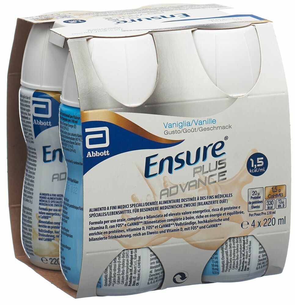 ENSURE Plus Advance Vanilla 4 x 220 ml