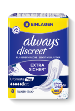 ALWAYS Discreet Incontinence Ultimate Day n 8 pezzi