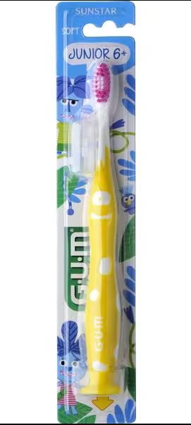 Spazzolino GUM Junior 6-9 anni giallo