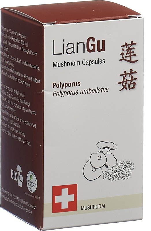 LianGu Polyporus Funghi Capsule 60 Capsule