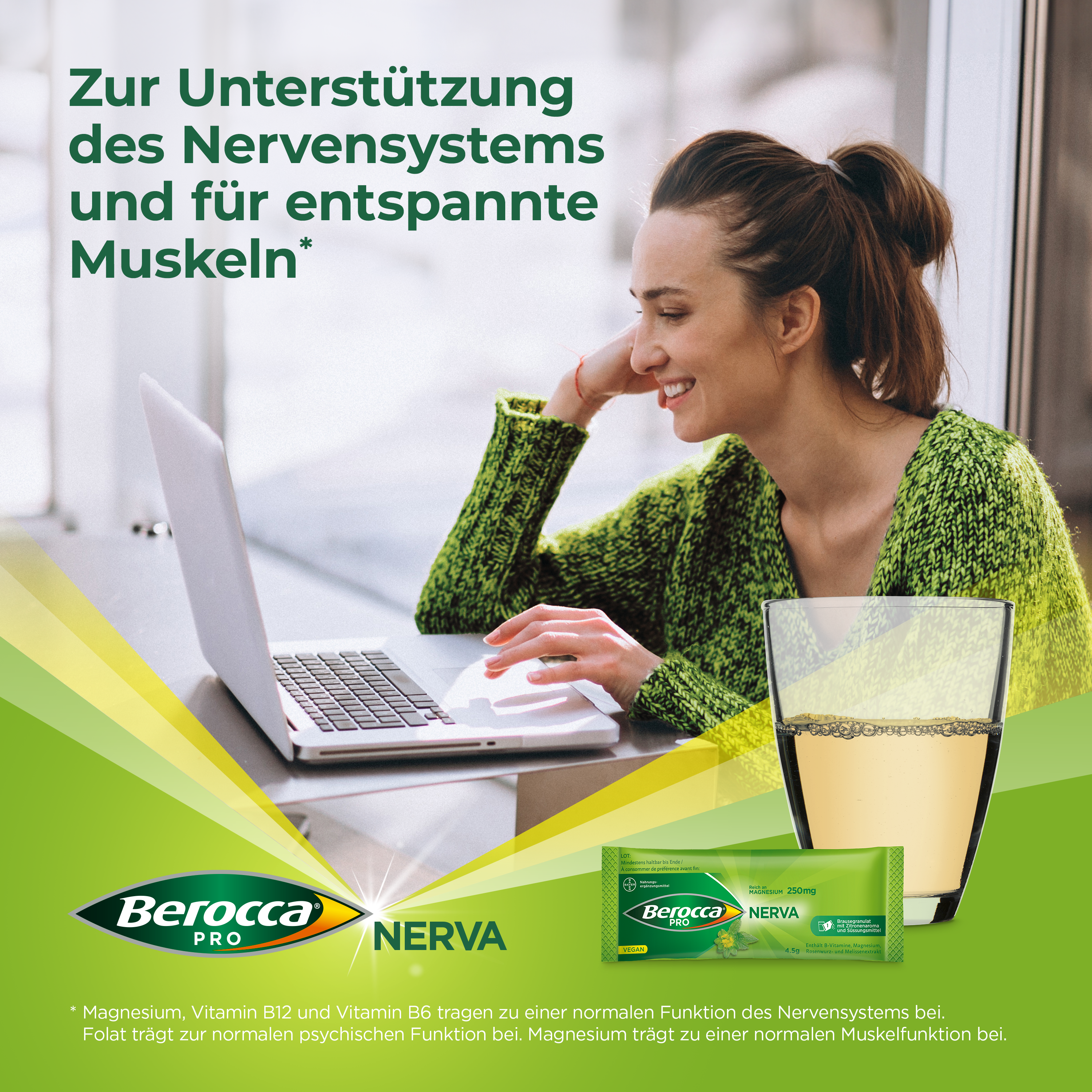 Berocca Pro Nerva granulato effervescente bustina 40 pezzi