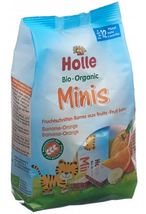 Holle Bio Minis Banana Arancione Btl 100g