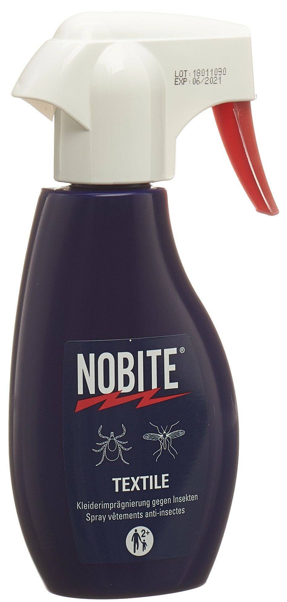 NOBITE Textile - Spray per l'abbigliamento Spray per le zecche degli insetti 200ml