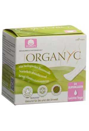 Organyc salvaslip piegati light flow 24 pezzi