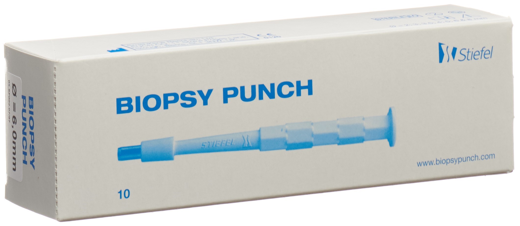 GLAXOSMITHKLINE Punzone per biopsia 6 mm sterile 10 pezzi