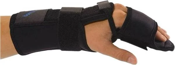 OMNIMED Intrins Plus polsino a 4 dita L 17-19cm re nero