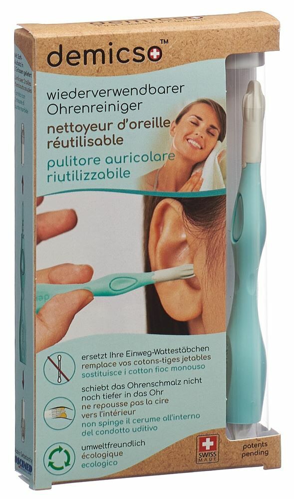 Scatola per la pulizia delle orecchie riutilizzabile DEMICSO