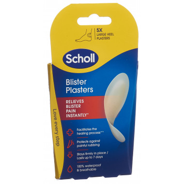 Cerotti per vesciche Scholl per tallone confezione da 5 pezzi