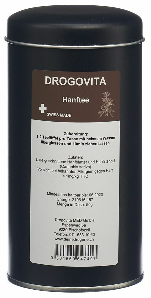 DROGOVITA Tè alla canapa Ds 50g