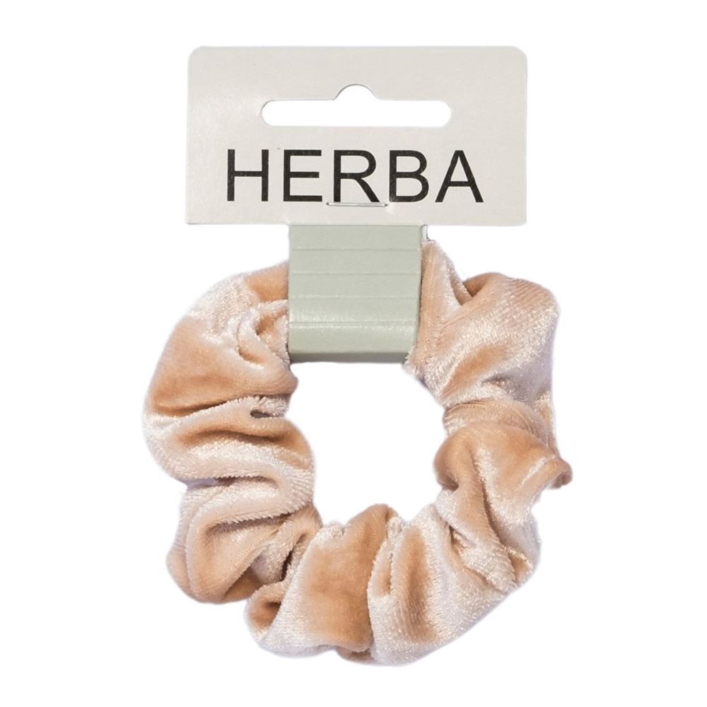 HERBA Scunci 9cm velluto beige
