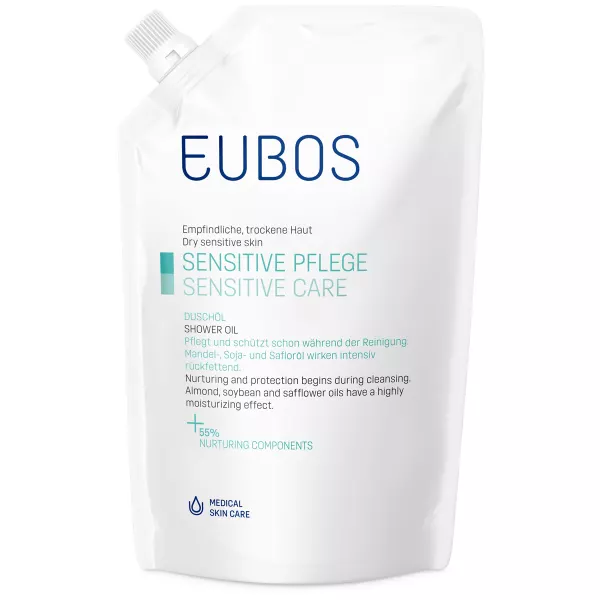 Eubos Sensitive Olio doccia F ricarica 400ml