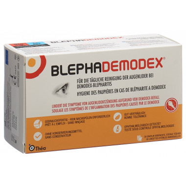 Salviette detergenti Blephademodex® sterili confezionate singolarmente 30 pezzi