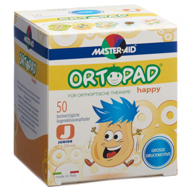 Cerotti per occlusione Ortopad Happy junior 50 pezzi