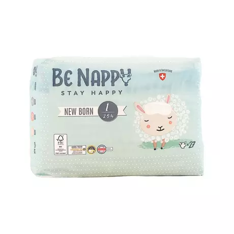 Pannolini BE NAPPY taglia 1 2-5kg New Born 27 pezzi