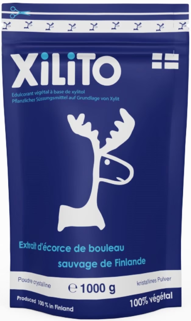 Xilito estratto di corteccia di betulla selvatica in polvere dalla Finlandia 1kg