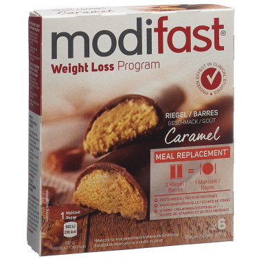 Modifast Riegel Caramel 6 x 31g