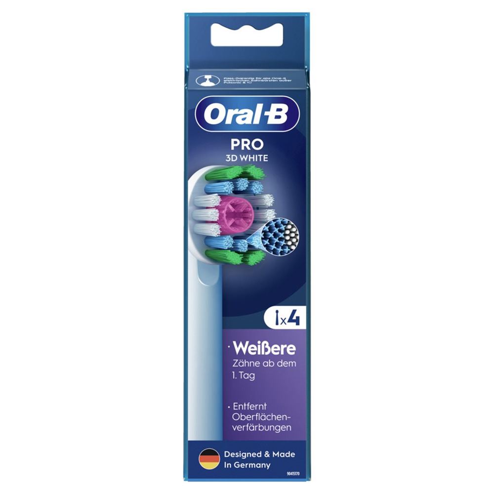 Spazzolini Oral-B 3D White Pro 4 pezzi