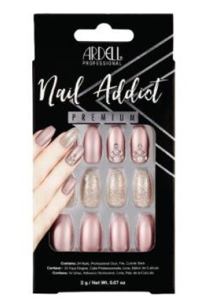 ARDELL Nail Addict Premium Meta Lilac Pearl 24 pezzi