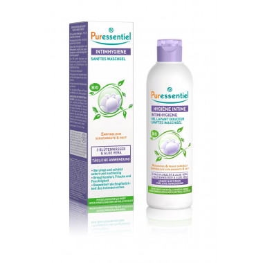 Puressentiel gel lavante delicato bio per l'igiene intima 250ml