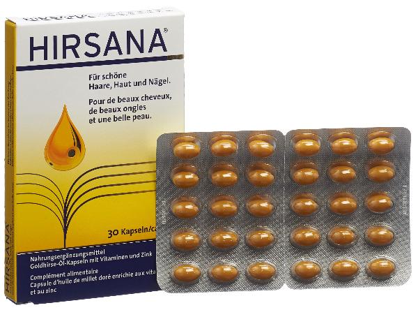 HIRSANA Olio di miglio dorato Capsule 30 Capsule