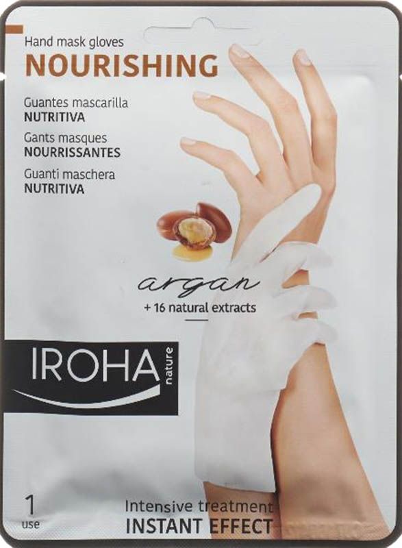 IROHA HANDS&FEET Maschera per le mani Glov Nour 2 x 9ml