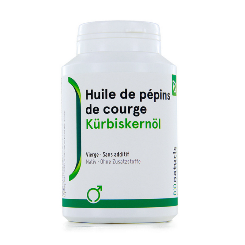 Capsule di olio di semi di zucca BIOnaturis 500 mg 180 Capsule