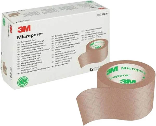 3M MICROPORE Rollp o Disp 25mmx9.14m hf n 12 pezzi