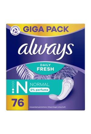 ALWAYS Pantyliner normale senza profumo GigaP 76 pz.
