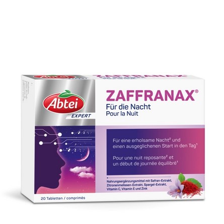 Abbey ZAFFRANAX per la notte compressa 20 pezzi
