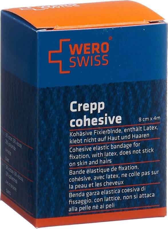 WERO SWISS Lux K-10 El benda di fissaggio 4mx8cm bianco