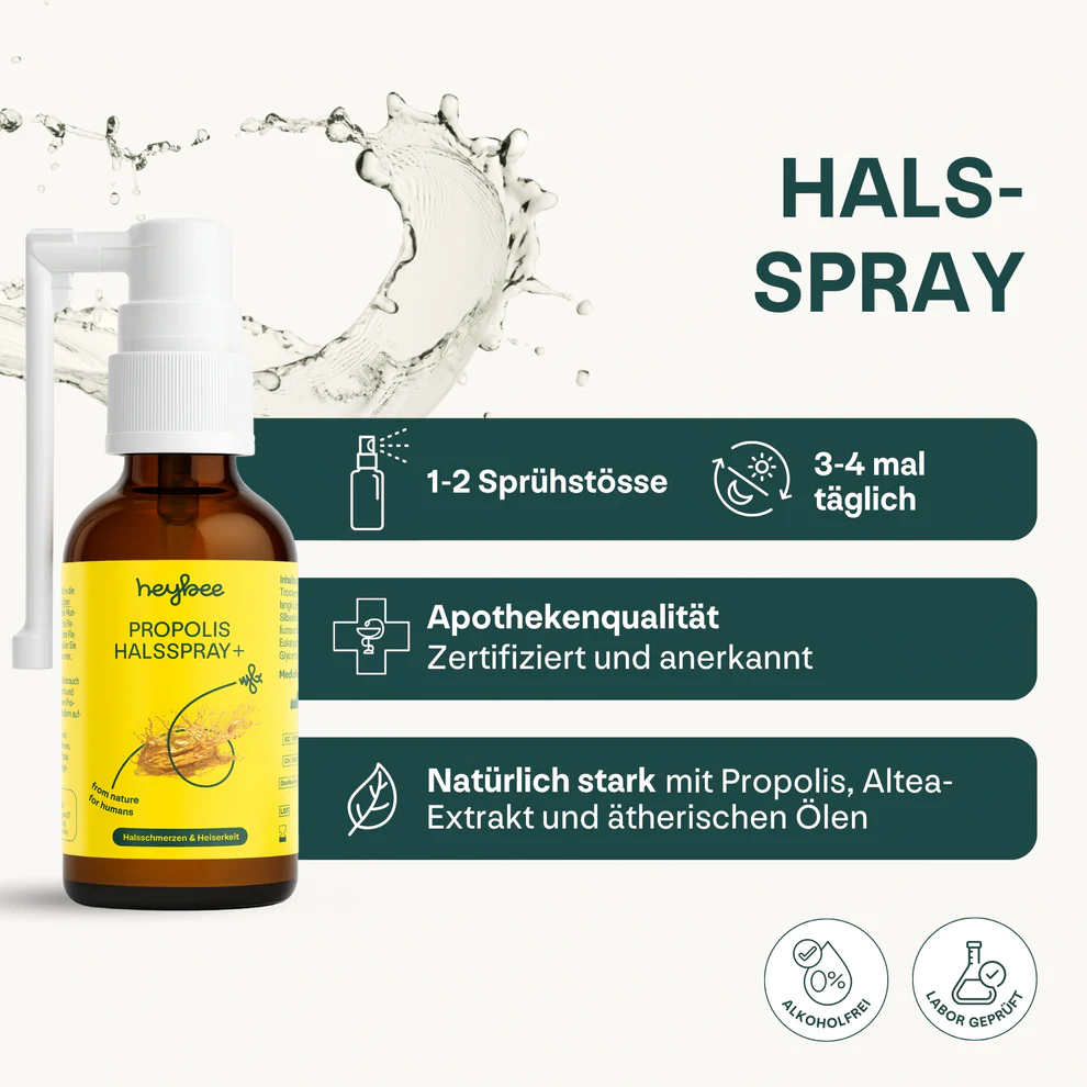 HEYBEE Spray gola alla propoli plus 30ml