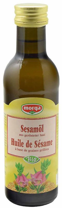 MORGA Olio di sesamo tostato biologico Fl 1,5dl