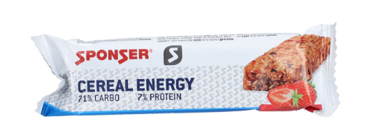SPONSER® Barretta energetica Plus ai cereali al mirtillo rosso 40g