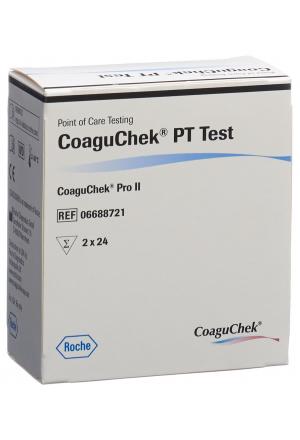 CoaguChek PT Test tedesco/italiano/olandese/francese 2 x 24 pezzi