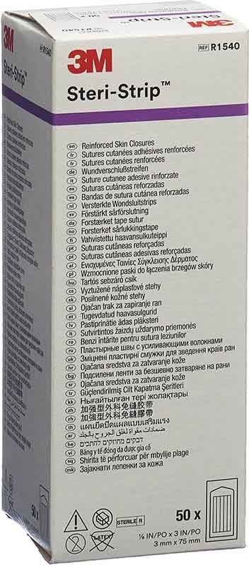 3M STERI STRIP 3x75mm bianco rinforzato (n) 50 x 5 pezzi