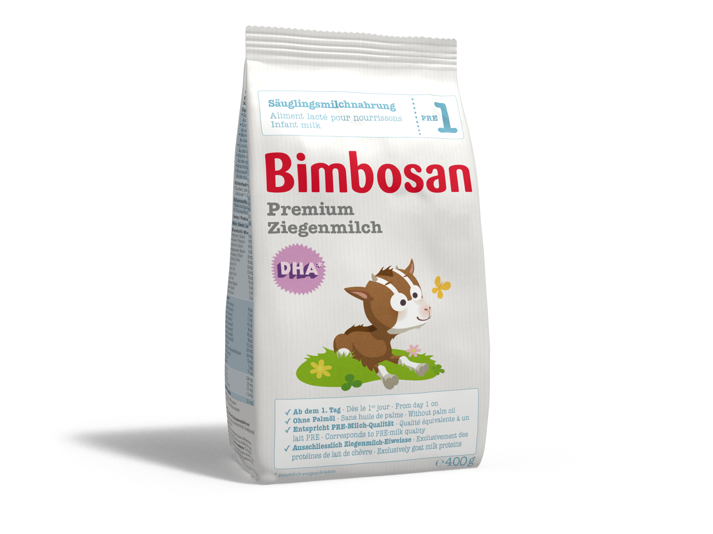 BIMBOSAN Latte di capra premium 1 ricarica 400g