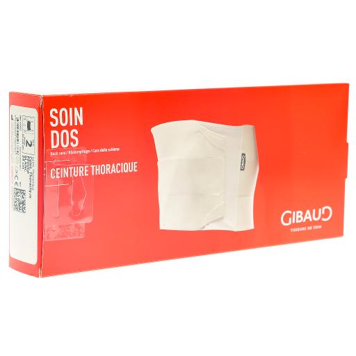Cintura a coste GIBAUD donna taglia 2 95-120cm bianco