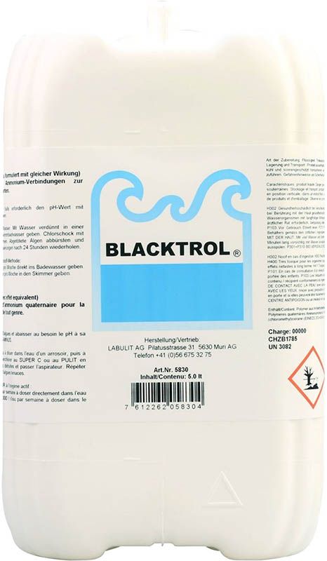 BLACKTROL Attivatore/Protezione contro le alghe 5lt