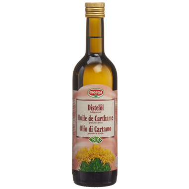 Olio di cartamo biologico Morga spremuto a freddo 5 dl