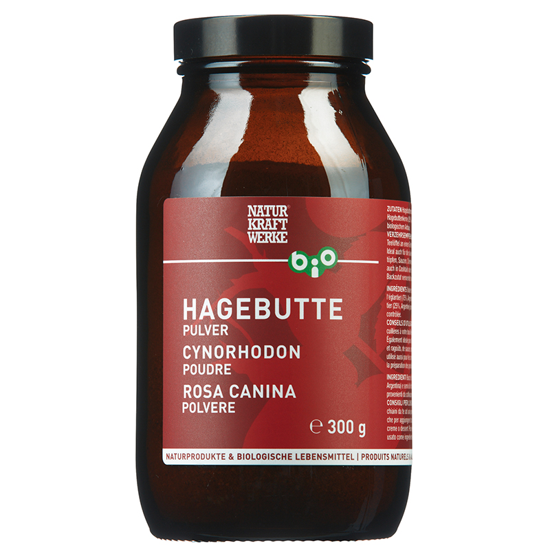 NATURKRAFTWERKE Polvere di rosa canina biologica 300g