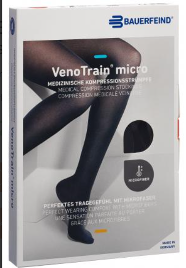 Bauerfeind VT MICRO AG KKL2 M p/l punta chiusa crema micro borchie 1 paio