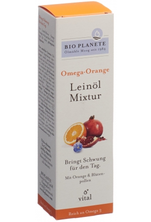 Bio Planète Omega Orange Olio di lino Miscela 100ml
