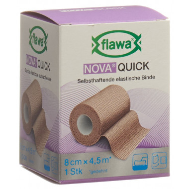 Flawa Nova Bendaggio rapido coesivo a strappo 8cmx4,5m color pelle