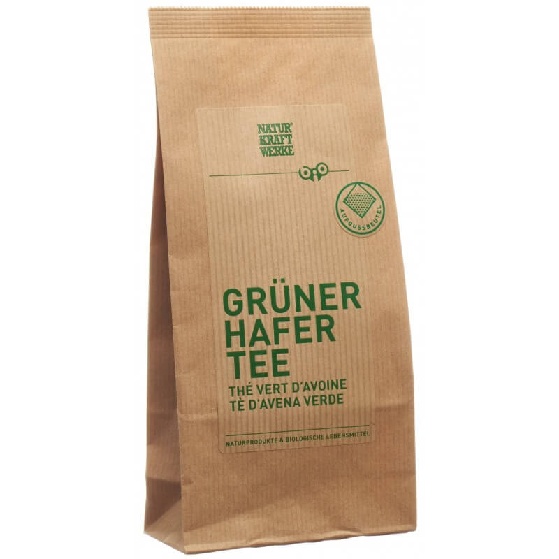NaturKraftWerke Tè verde d'avena biologico/kbA Btl 40 pezzi