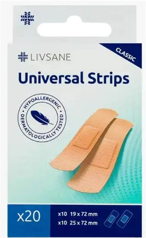 Livsane Classic Univer Strisce di gesso 20 pezzi