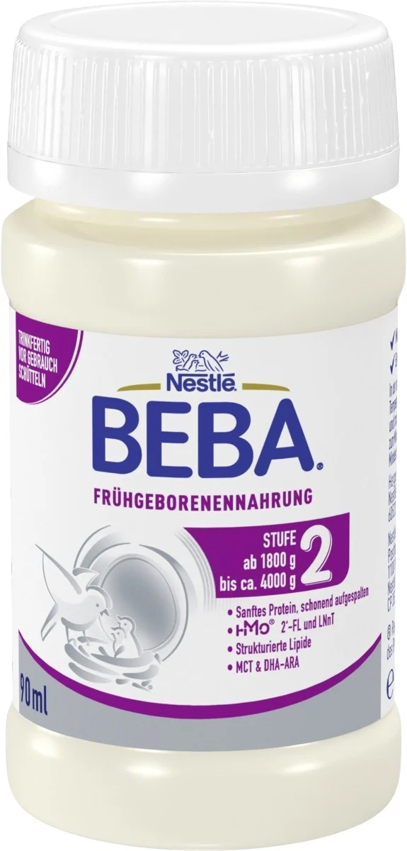 Beba Alimenti per bambini prematuri 2 Pronti da bere 32 x 90 ml