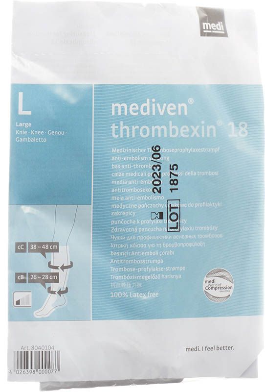 Trombossina Mediven 18 A-D L 1 coppia